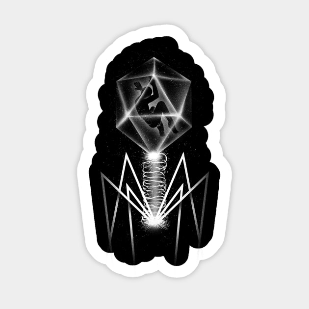 Bacteriophage Sticker by Tobe_Fonseca